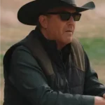 John Dutton Yellowstone S05 Black Puffer Vest