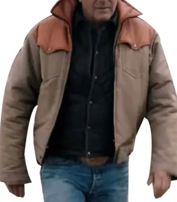 Kevin Costner Yellowstone S03 John Dutton Two Tone Jacket