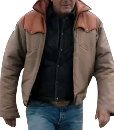 Kevin Costner Yellowstone S03 John Dutton Two Tone Jacket