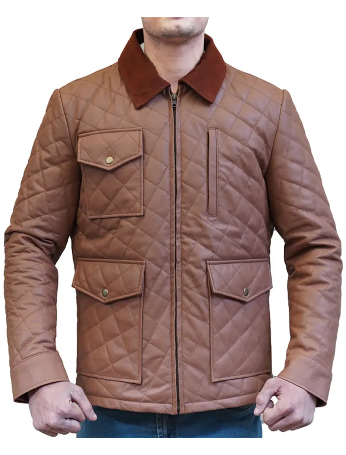 Kevin Costner Yellowstone S04 Quilted Jacket Kevin Costner Yellowstone S04 Quilted Jacket
