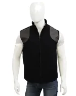 Yellowstone Mens John Dutton Black Quilted Parachute Vest