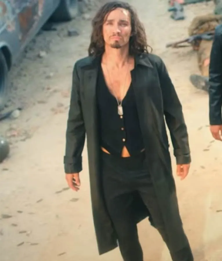 Klaus Hargreeves The Umbrella Academy S02 Long Leather Coat Klaus Hargreeves The Umbrella Academy S02 Long Leather Coat