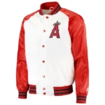 LA Angels Clean-Up Hitter White and Red Jacket
