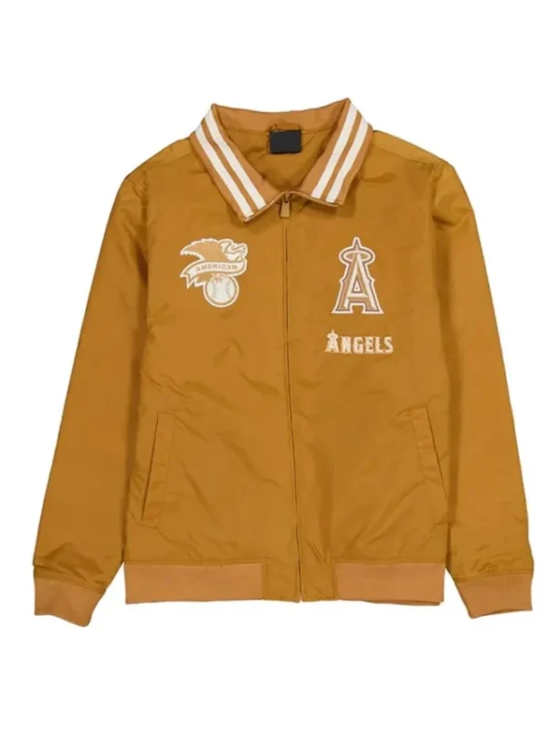 LA Angels Logo Select Light Bronze Jacket