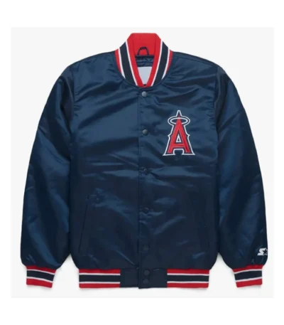 LA Angels Navy Bomber Jacket
