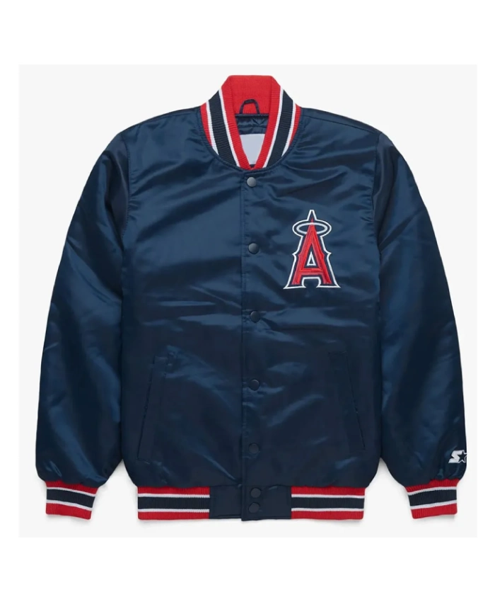 LA Angels Navy Bomber Jacket LA Angels Navy Bomber Jacket