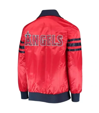 The Captain II LA Angels Red Satin Jacket
