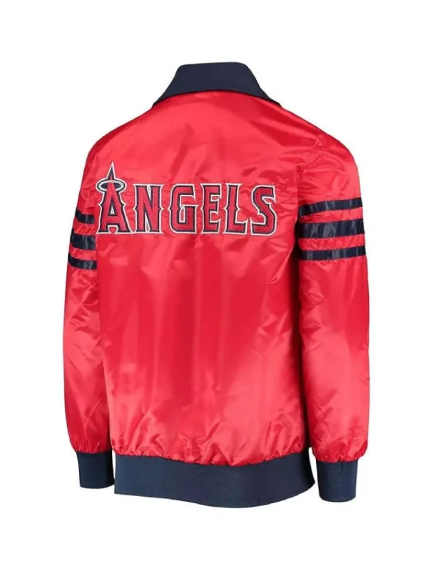 The Captain II LA Angels Red Satin Jacket