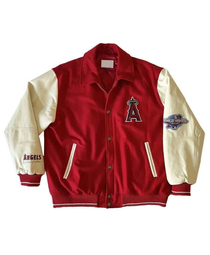 LA Angels World Series Champion 2002 Varsity Jacket LA Angels World Series Champion 2002 Varsity Jacket