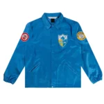 LA Chargers Blue Satin Windbreaker
