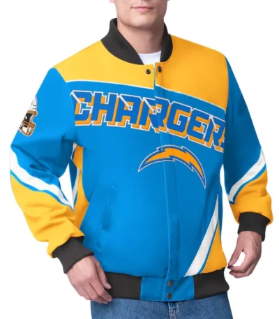 LA Chargers Maximum Racing Powder Blue Jacket