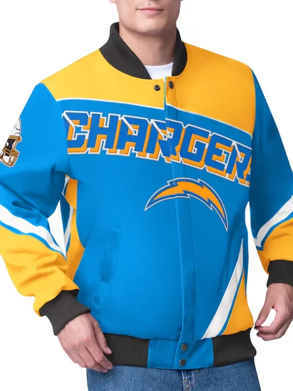 LA Chargers Maximum Racing Powder Blue Jacket