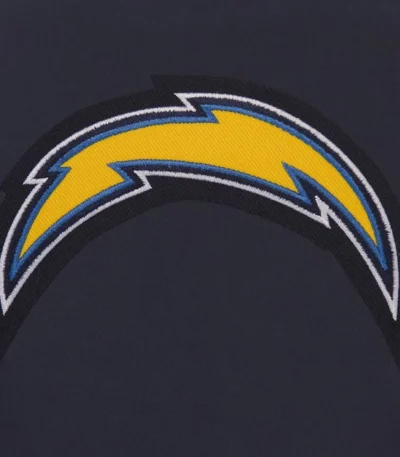 LA Chargers Navy Poly Twill Jacket
