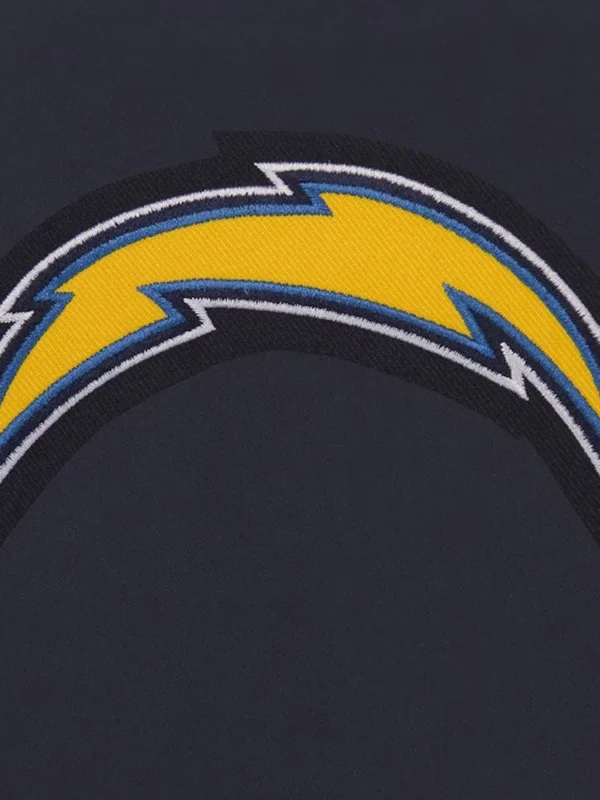 LA Chargers Navy Poly Twill Jacket