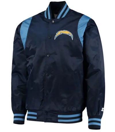 LA Chargers The Prime Blue Satin Jacket