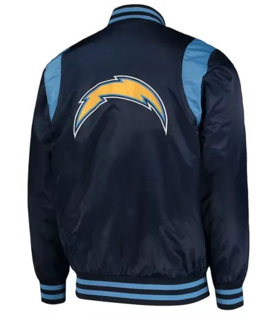 LA Chargers The Prime Blue Satin Jacket