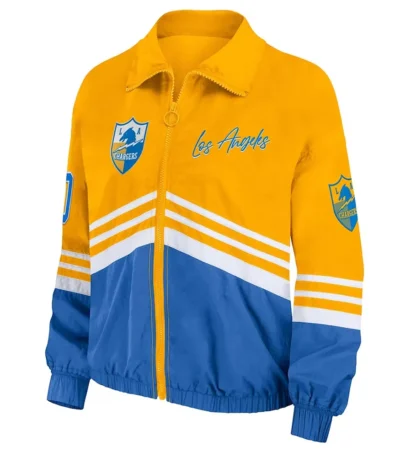 LA Chargers Throwback Windbreaker Jacket