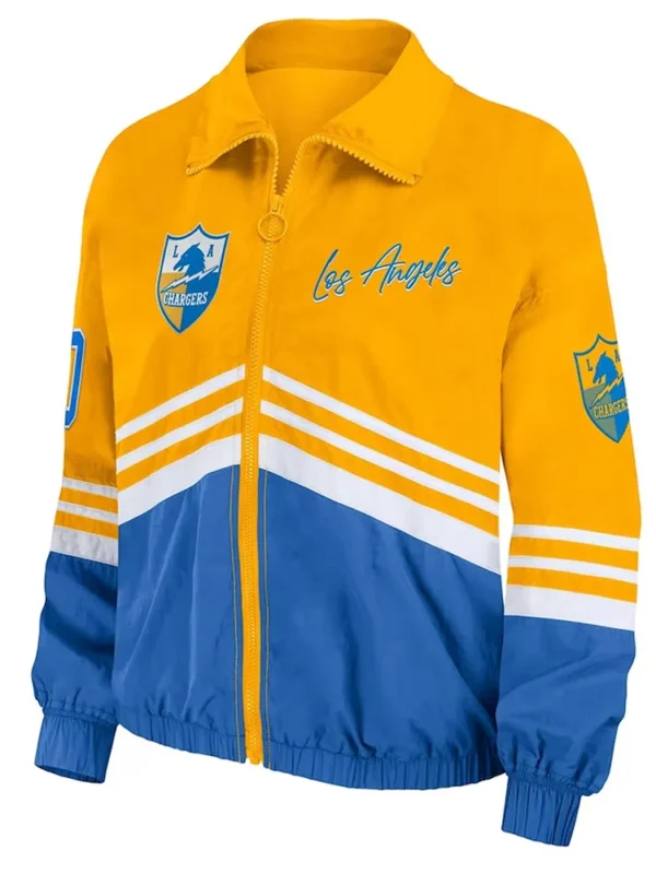 LA Chargers Throwback Windbreaker Jacket