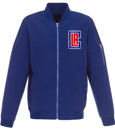 LA Clippers Bomber Lightweight Nylon Jacket