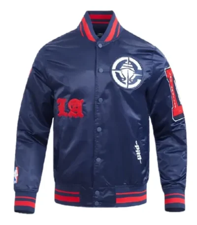 LA Clippers Classic Old English Rib Jacket