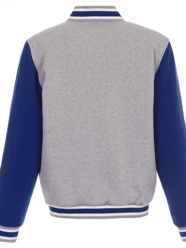 LA Clippers Gray and Royal Varsity Wool Jacket