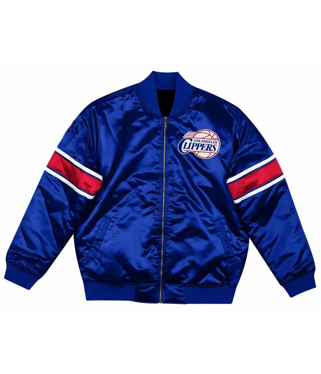 LA Clippers Royal Blue Bomber Jacket LA Clippers Royal Blue Bomber Jacket