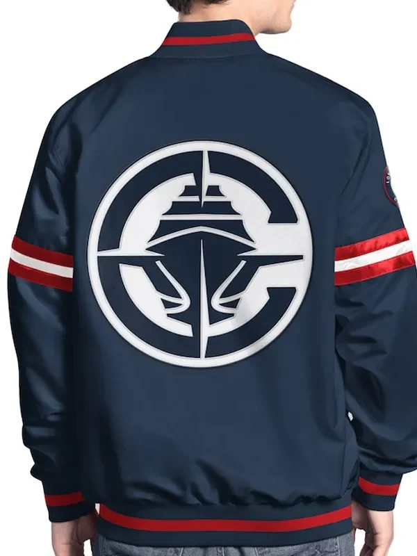 LA Clippers Scout Varsity Satin Jacket