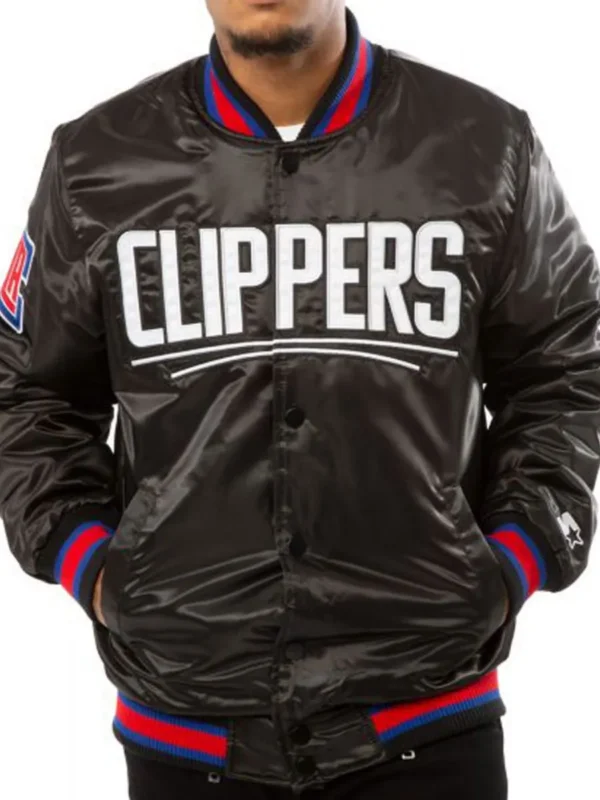 LA Clippers Starter Bomber Jacket