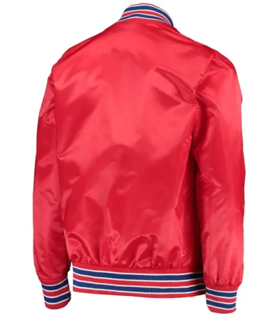 LA Clippers The Diamond Classic Red Satin Jacket