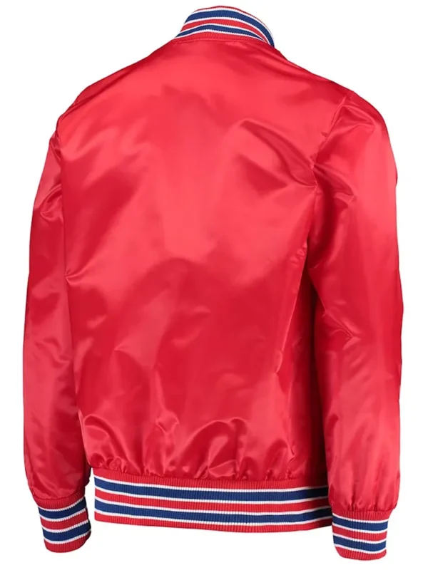 LA Clippers The Diamond Classic Red Satin Jacket