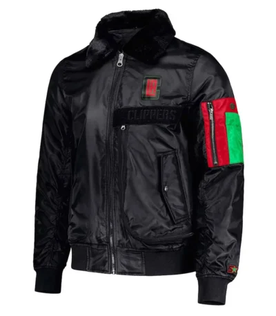 LA Clippers Ty Mopkins Black Jacket