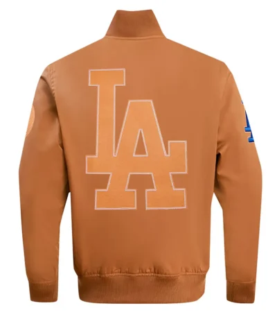 LA Dodgers Area Code Brown Jacket