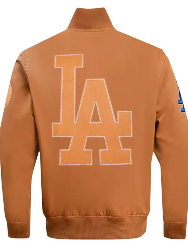 LA Dodgers Area Code Brown Jacket
