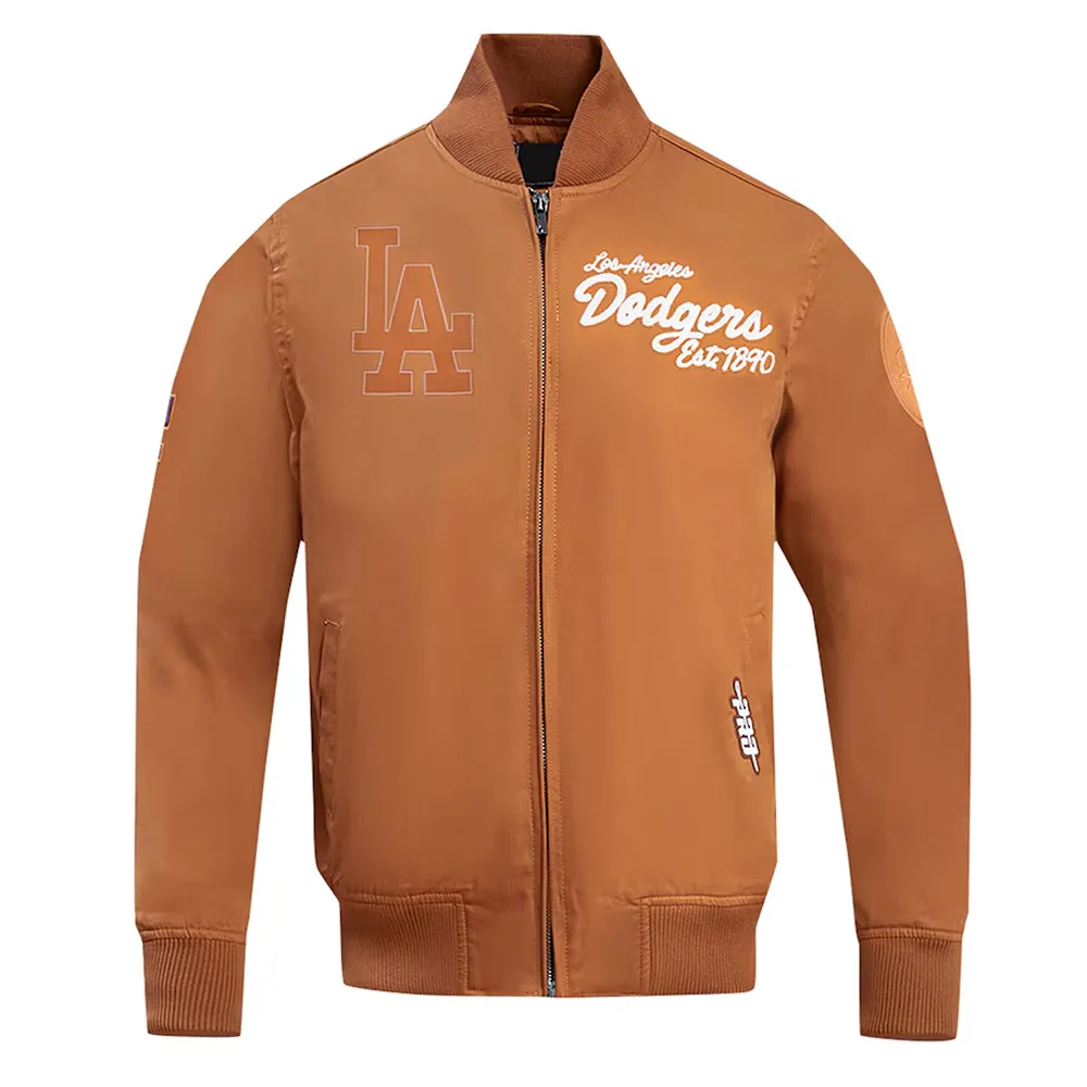 LA Dodgers Area Code Brown Jacket LA Dodgers Area Code Brown Jacket