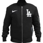 LA Dodgers Black Bomber Jacket