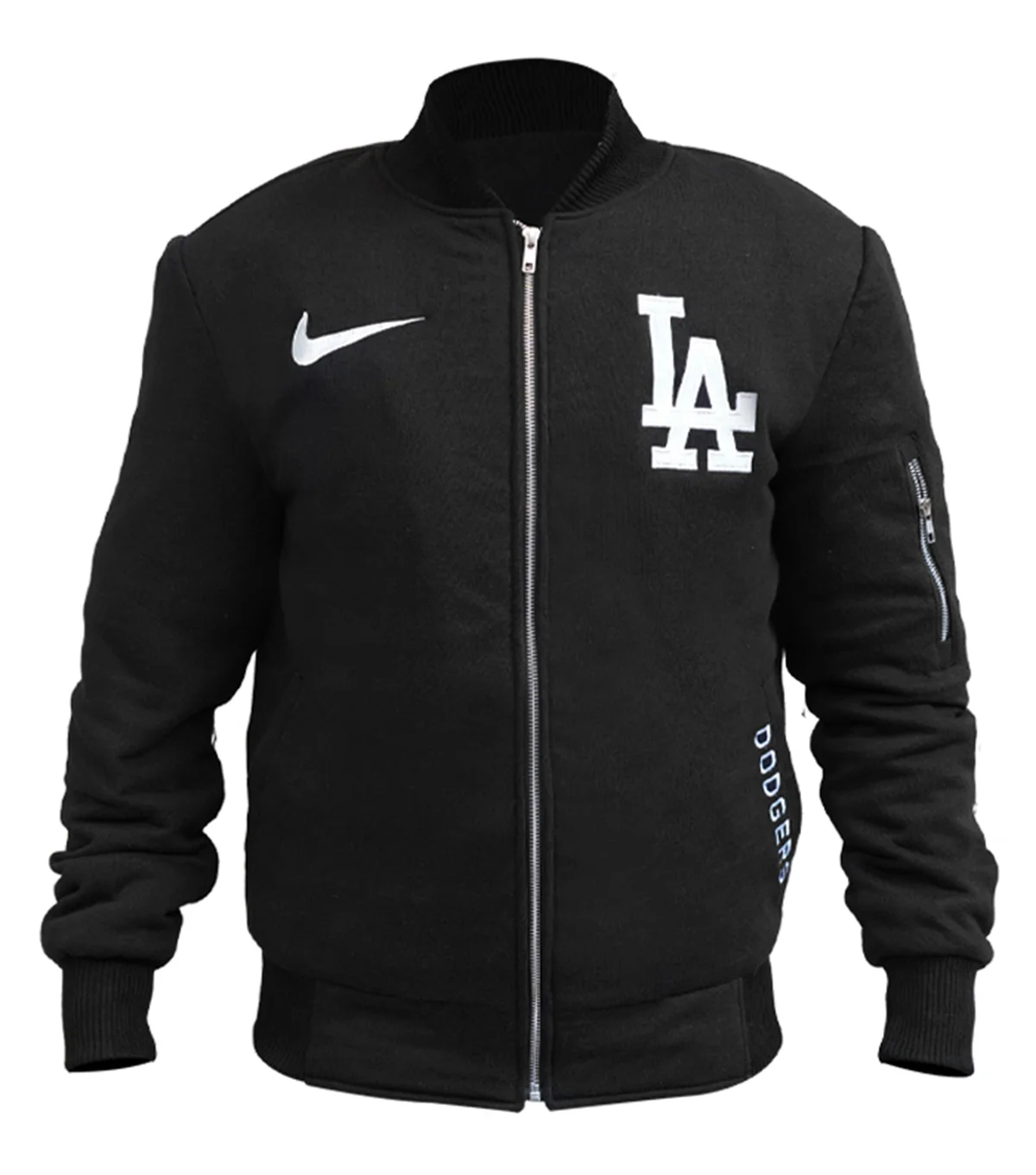 LA Dodgers Black Bomber Jacket LA Dodgers Black Bomber Jacket
