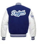 LA Dodgers Blue and White Varsity Jacket