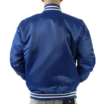 LA Dodgers Champions Black/Blue Satin Jacket