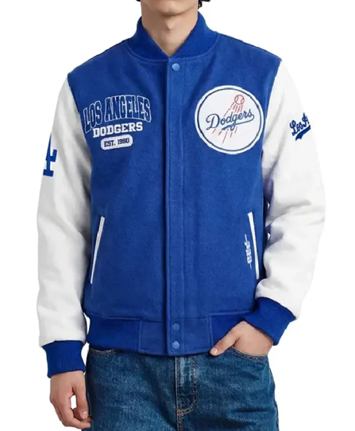 LA Dodgers City Arch Varsity Jacket LA Dodgers City Arch Varsity Jacket