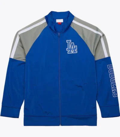 LA Dodgers Color Blocked Full-Zip Track Jacket