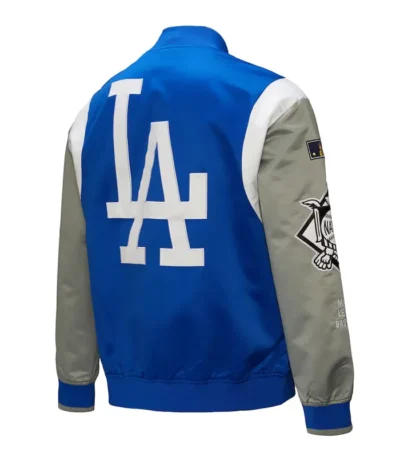 LA Dodgers Cooperstown Team Origins Satin Jacket