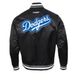 LA Dodgers Diy Pick Stitch Classic Rib Satin Jacket