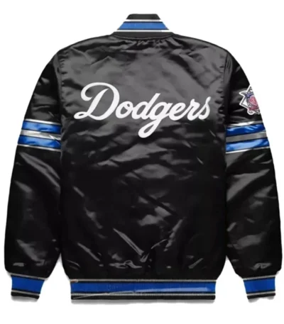 LA Dodgers Home Game Varsity Satin Jacket