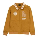 LA Dodgers Light Bronze Logo Select Jacket