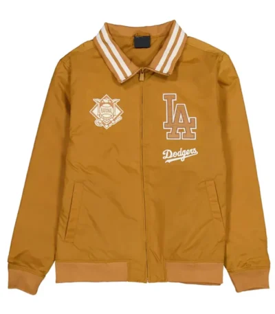 LA Dodgers Light Bronze Logo Select Jacket