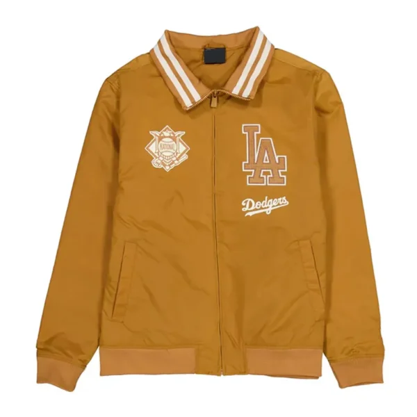 LA Dodgers Light Bronze Logo Select Jacket