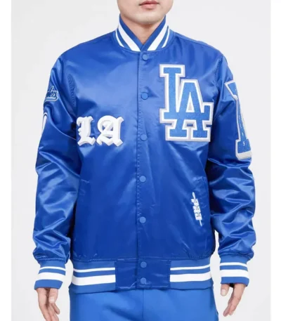 LA Dodgers Old English Blue Jacket