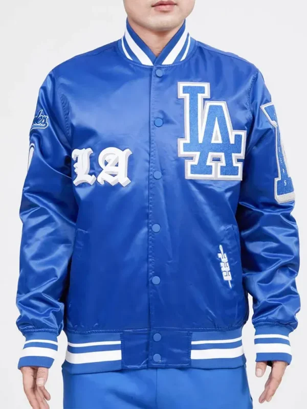 LA Dodgers Old English Blue Jacket