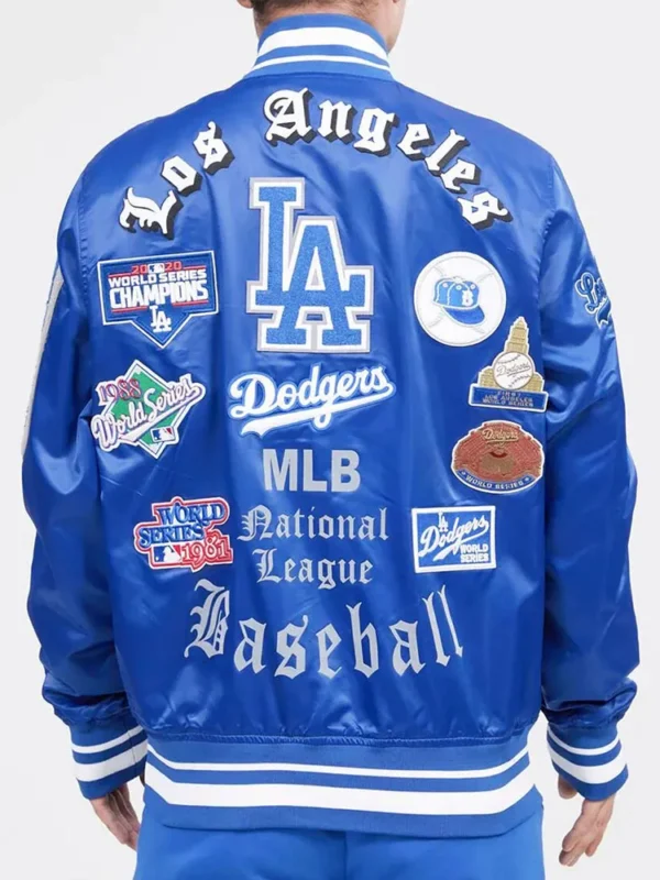LA Dodgers Old English Blue Jacket