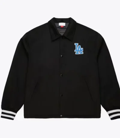 LA Dodgers Oversweep Black Varsity Wool Jacket
